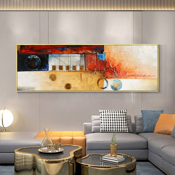 Elements of Earth - Abstract Painting, Wall Art for Living Room Painting on Canvas Hand Painted Oil Painting for Home Decor by Sona Casa