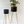 Modern Black Metal Plant Pot, Set of 2 Planters, Gold Tripod Stand, Indoor Outdoor Gift Decor for Home or Office-Sona Casa