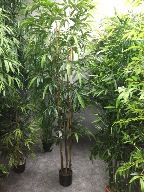 Artificial Bamboo Tree 4 ft Tall, Indoor Faux Bamboo, Realistic Fake Plant for Living Room Office Home Decor-Sona Casa