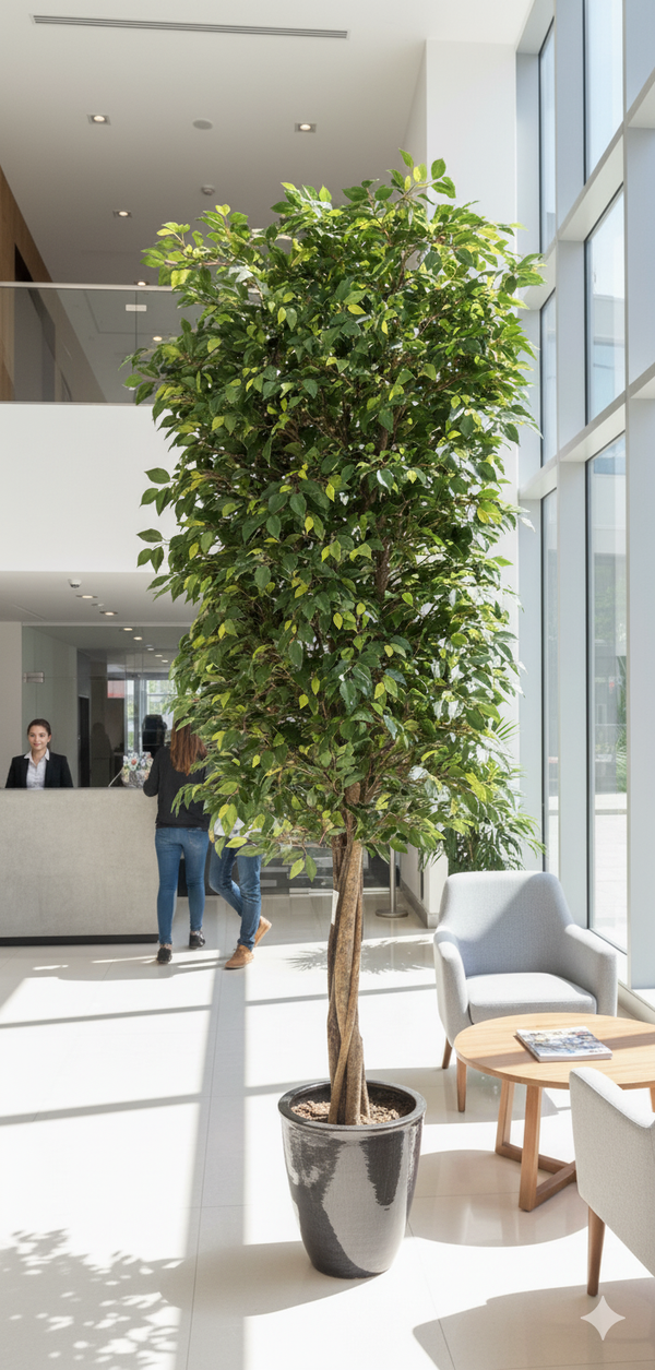 3 Meter, Tall Artificial Ficus Tree-Sona Casa