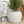 Set of 2 Round White Self Watering Plant Pot, Indoor Home, Office, Patio, Front Porch Decor, 18