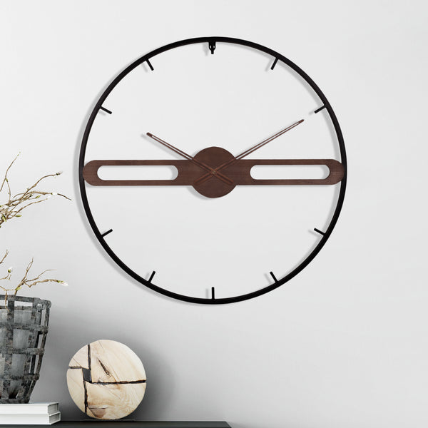 Large Wall Clock 24" Minimalist Modern Decor for Home Office by Sona Casa