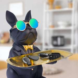 Creative Storage Tray, Cute Dog, Jewelry Holder, Kitchen Decor, Key Holder, Gift for Dog Lovers by Sona Casa