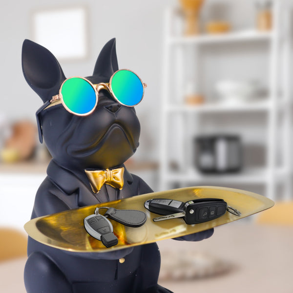 Creative Storage Tray, Cute Dog, Jewelry Holder, Kitchen Decor, Key Holder, Gift for Dog Lovers by Sona Casa